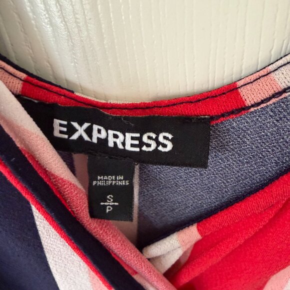 Red and Blue Dress from Express - Picture 4 of 5